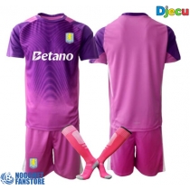 Aston Villa Golmanski Rezervni Dres za djecu 2025-26 Kratak Rukav (+ Kratke hlače)